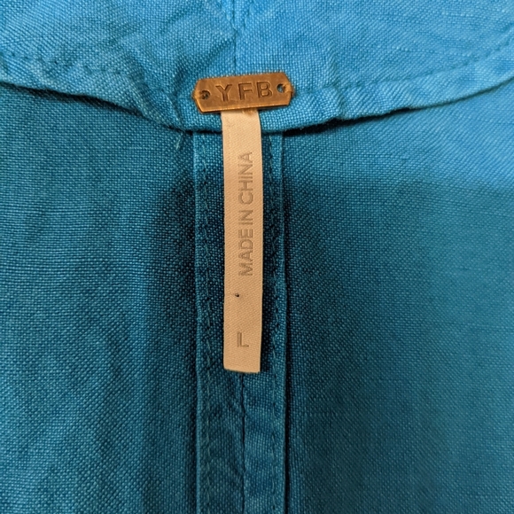 Blue Sleeveless Vest Top - Picture 7 of 7